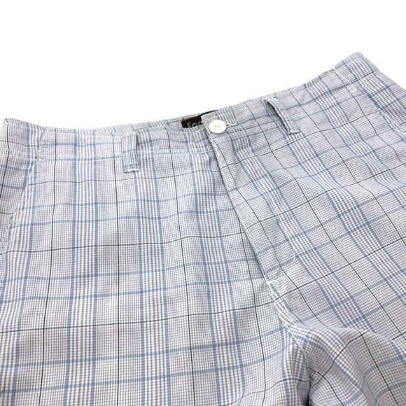 FOOT LOCKER Men’s Casual Flat Front Plaid Shorts Size 36 - Picture 3 of 7